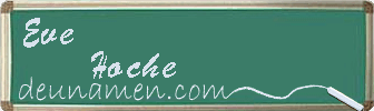 Eve Hoche Visitenkarte